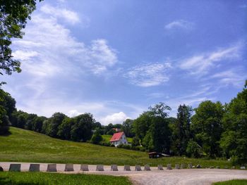 Scenic view of landscape against sky