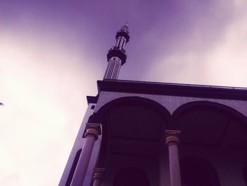 Low angle view of building against sky