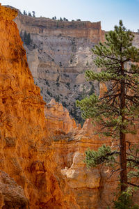 View of rock formations