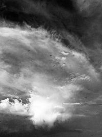 Low angle view of clouds in sky