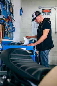 Man working