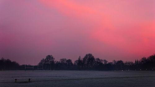 Scenic view of sky at sunset