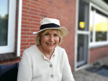 Portrait of a smiling senior woman