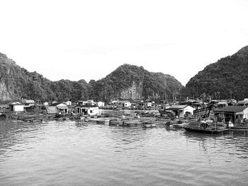 Scenic view of calm lake