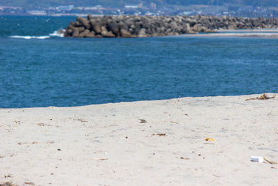 Scenic view of sea shore