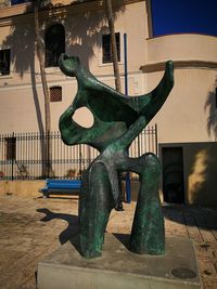 Close-up of statue