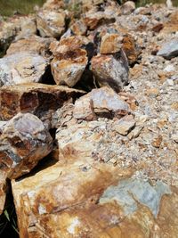 Full frame shot of rocks