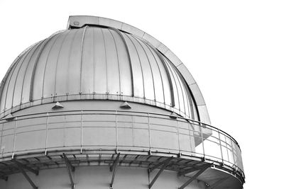 Cropped image of moscow planetarium against clear sky