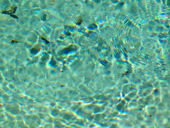 Full frame shot of water in swimming pool