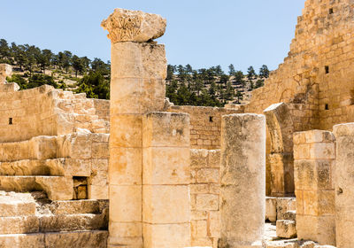 View of old ruins