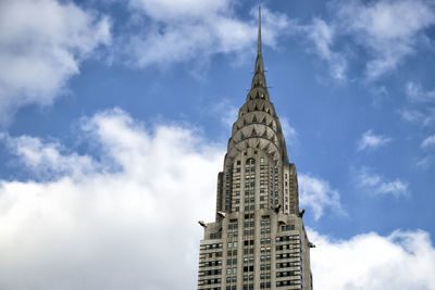 Low angle view of building against sky