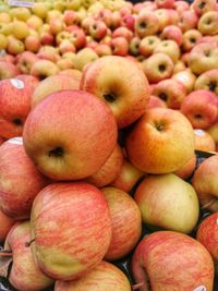 Full frame shot of apples