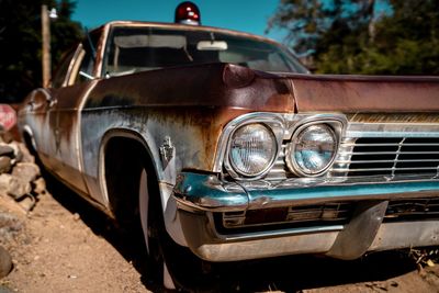 Old rusty car