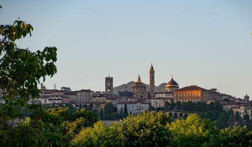 Ancient part of the city of bergamo