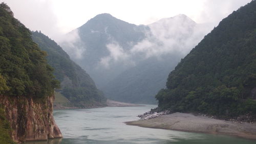 Scenic view of mountains