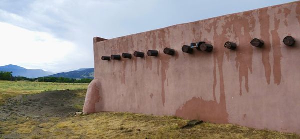 Built structure against clear sky