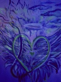 Close-up of purple leaf