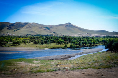 Scenic view of landscape against sky