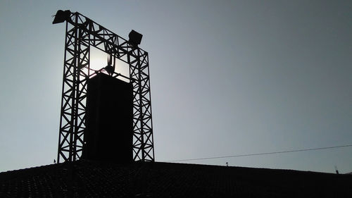 Low angle view of built structure against sky