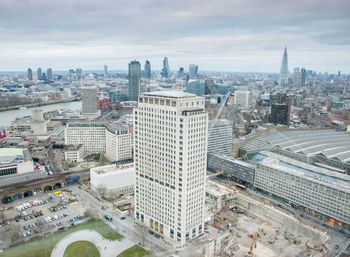 Aerial view of city