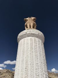 Low angle view of statue