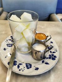 Close-up of drink on table