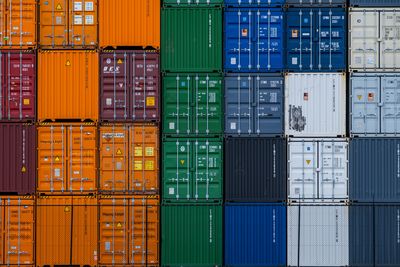 Full frame shot of commercial dock