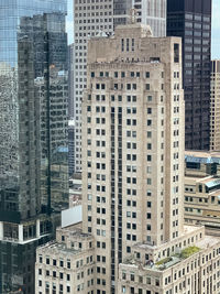 Full frame shot of modern buildings in city