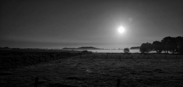 Sunrise in the netherlands 