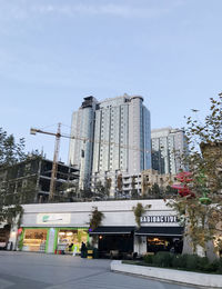 Low angle view of building against sky