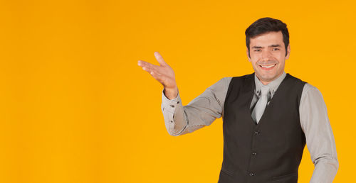 Portrait of a smiling young man