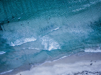 Full frame shot of frozen sea