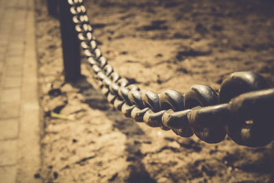 Close-up of chain