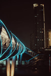Neon bridge view