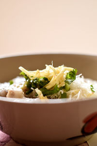 Close-up of chinese food on table