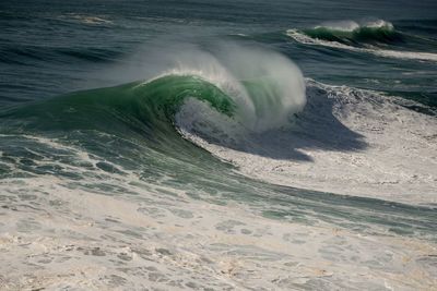 Scenic view of sea waves