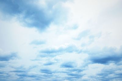 Low angle view of clouds in sky