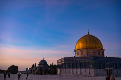 View of masjidil aqsa mosque against sky in palestine 