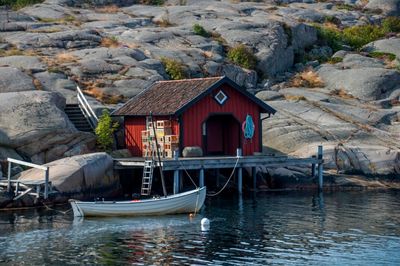 Built structure in water