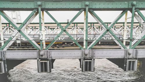 Bridge against clear sky