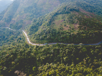 High angle view of mountain landscape