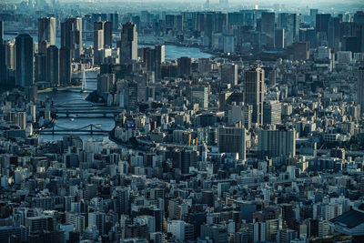 Aerial view of cityscape