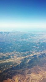 Aerial view of landscape against sky