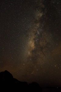 Low angle view of starry sky