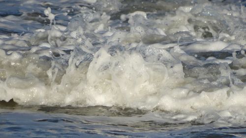 Panoramic shot of sea water