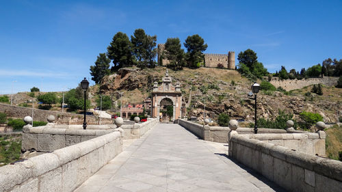 View of fort against sky