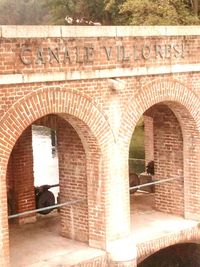 Archway of historical building