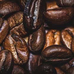 Full frame shot of coffee beans