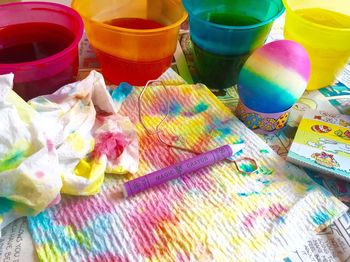 Close-up of colorful balls