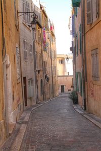 Narrow alley in town